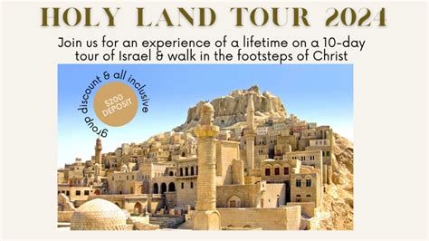 Holy Land Tour 2024.